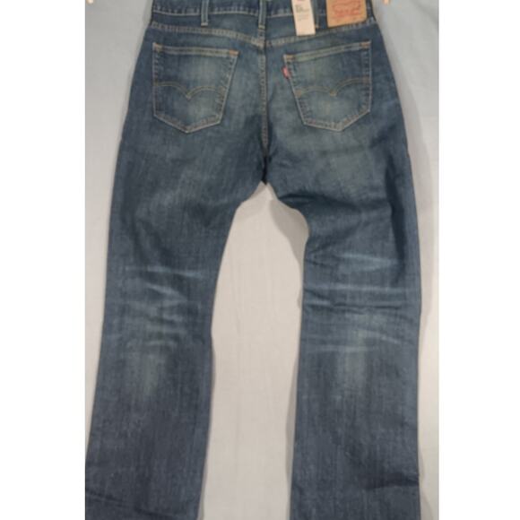 Levi’s 527 Slim Bootcut Jeans Men’s 38x34 Dark Wash Denim NWT baggy stretch - Picture 6 of 7